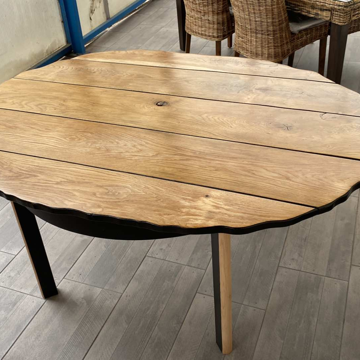 Oak dining table n ° 1