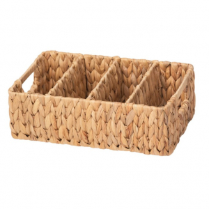 4 compartment storage basket